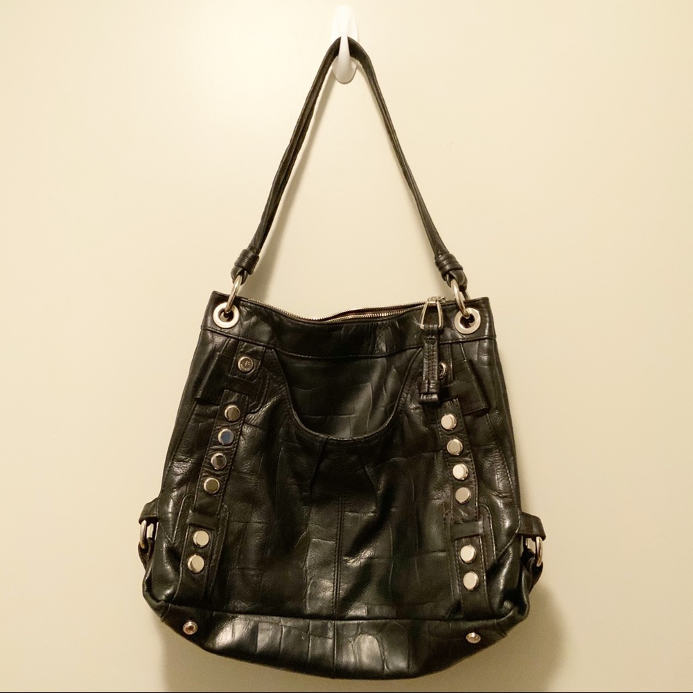 B. Makowsky Leather Shoulder Bag
